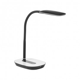 MDC - Sobremesa Lena Led 6,5W Touch 3 Steps-Usb Negro-Bl 5-7552-73-01