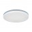 MDC - Plafon Eros Led 24W 4000K ø33Cm Bl Estr-Aro Plata 5-7567-70-81