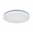 MDC - Plafon Eros Led 54W 4000K ø48Cm Bl Estr-Aro Plata 5-7569-70-81