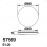 MDC - Plafon Eros Led 54W 3000K ø48Cm Blanco 5-7569-68-02
