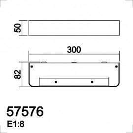 MDC iluminacion, MDC - Aplique Wendy 2X7W 3000K Cromo Mate 5-7576-35-02