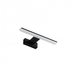 MDC - Aplique Baño Tiwall Negro Led 8W 300Mm 3000K Ip44 5-7596-91-09