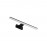 MDC - Aplique Baño Tiwall Negro Led 12W 450Mm 4000K Ip44 5-7597-91-05