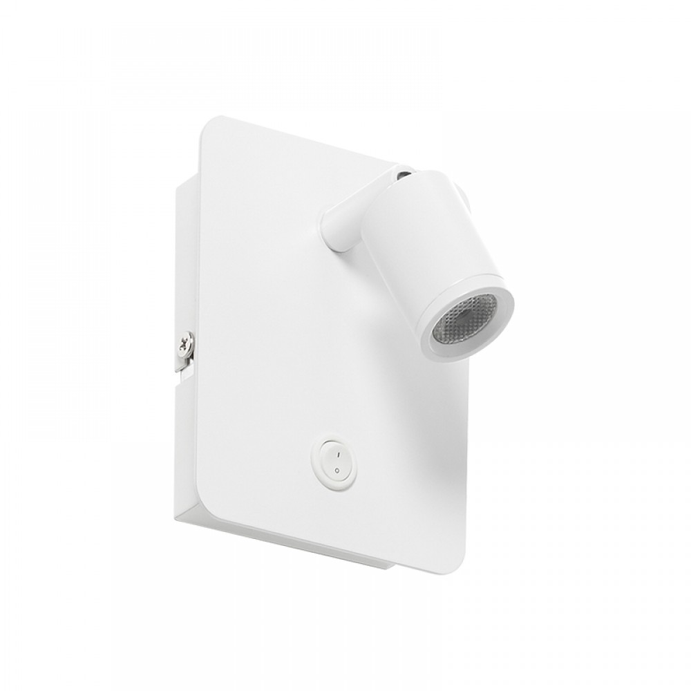 MDC iluminacion, MDC - Aplique Reader 3W Blanco Mate 5-7600-81-02