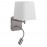 MDC - Aplique Mailand Sq E27-Led 3W Cromo Mate 5-7606-35-21