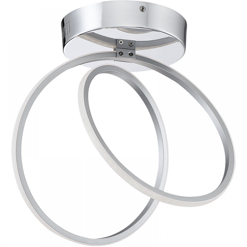 MDC iluminacion, MDC - Plafon Cercles Led 34W ø400Mm 3000K Plata 5-7613-32-02