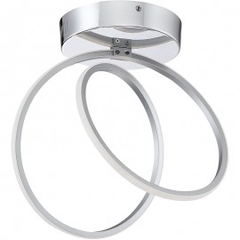 MDC iluminacion, MDC - Plafon Cercles Led 34W ø400Mm 3000K Plata 5-7613-32-02