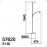 MDC - Pie Led Con Lector Dixon Blanco 5-7620-54-20 5-7620-54-20