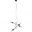 MDC - Colgante Atenea 4Xe27 Negro 5-7658-91-21