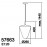 MDC - Colgante Tignes Xl ø260Xh400 1Xe27 Cristal Blanco 5-7663-80-21