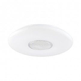 MDC - Plafon Berlina Led 36W 3000K ø41Cm Blanco-Cristal 5-7668-80-71