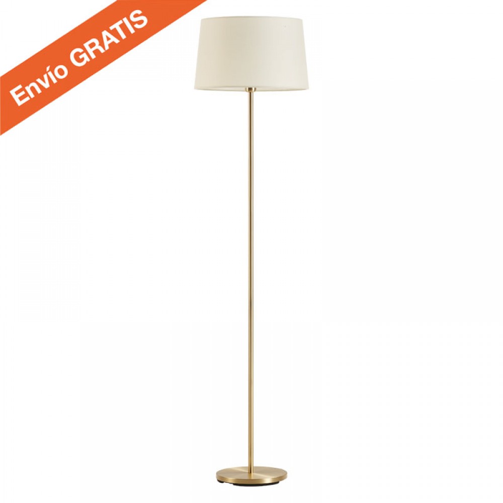 MDC iluminacion, MDC - Pie Led Pantalla Roomer Oro Mate 5-7680-61-21