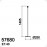 MDC - Pie Led Pantalla Roomer Blanco 5-7680-81-21