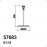 MDC - Sobremesa Roomer L Blanco Mate 1Xe27 5-7683-81-01