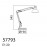 MDC - Sobremesa Artic Blanco-Cromo Mate E27 5-7793-81-01
