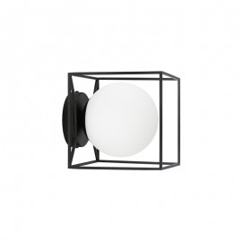 MDC - Aplique Baño Gabia Negro Mate E27 5-7797-91-01