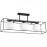 MDC - Plafon Gabia Negro Mate 3Xe27 5-7799-91-01