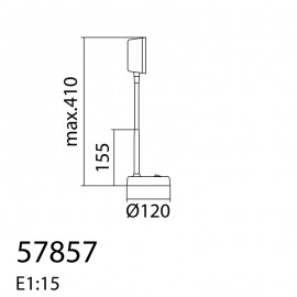 MDC iluminacion, MDC - Flexo Led Nani 3,5W 300Lm Blanco 5-7857-81-02