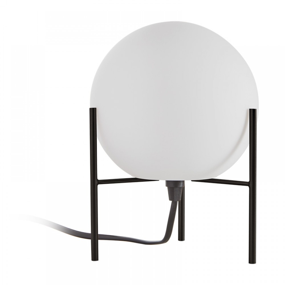 MDC iluminacion, MDC - Sobremesa Neil Negro-Cristal Opal E27 5-7920-91-01