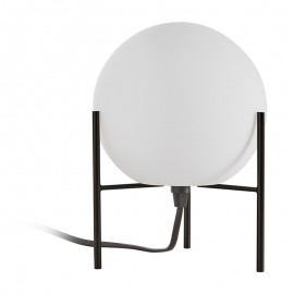 MDC - Sobremesa Neil Negro-Cristal Opal E27 5-7920-91-01