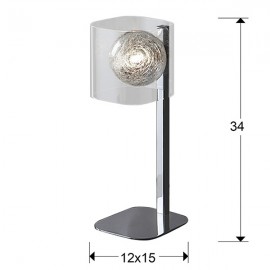 Schuller, Sobremesa Eclipse Cromo Led 6W 1L 506625