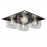 Plafon Led Eclipse Cromo Tulipas Bola Interior 4 G9 6W 506736