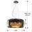 Lampara Led Argos Cromo 6L Cristal 508111