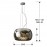 Lampara Led Argos Cromo 5L Cristal 508718