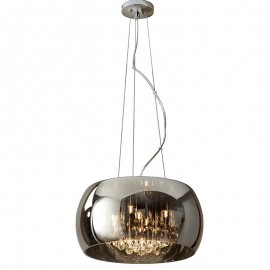 Lampara Led Argos Cromo 5L Cristal 508718