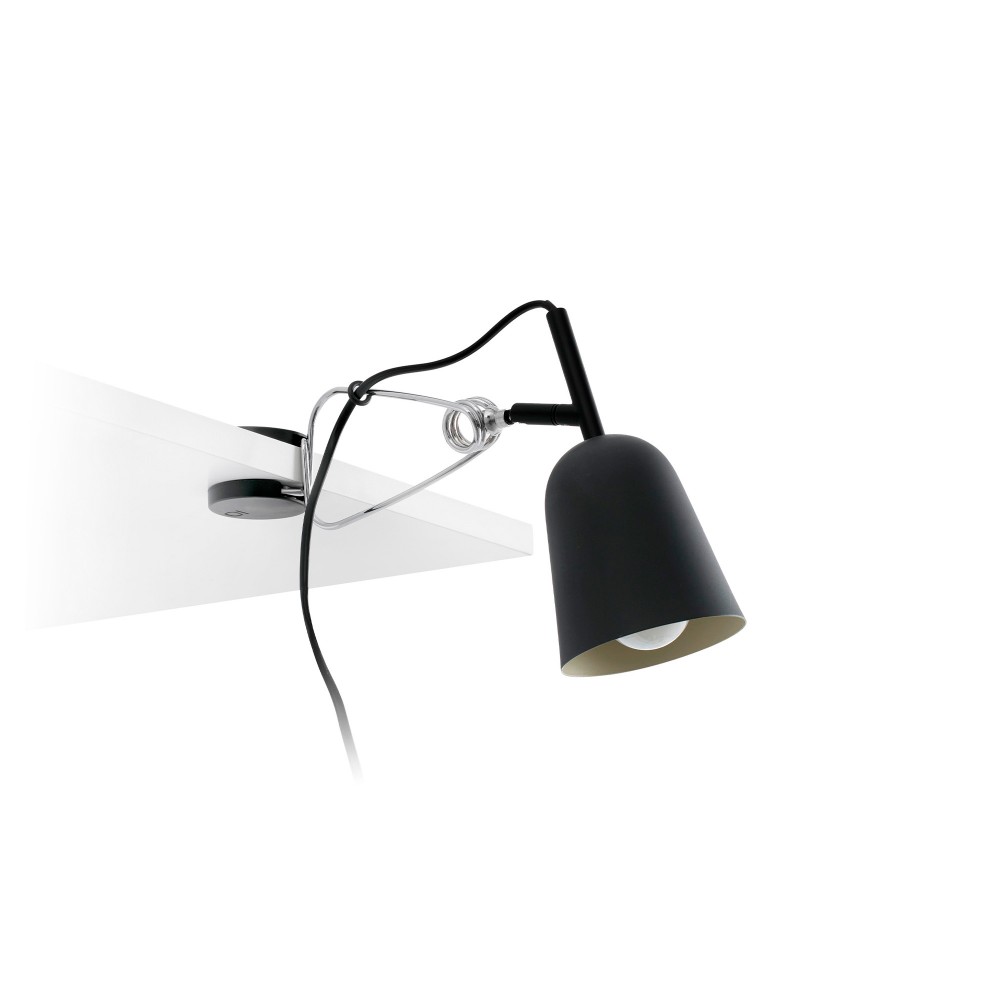 Faro, Faro Studio Pinza Negro-Crema E14 51133