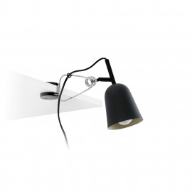 Faro Studio Pinza Negro-Crema E14 51133