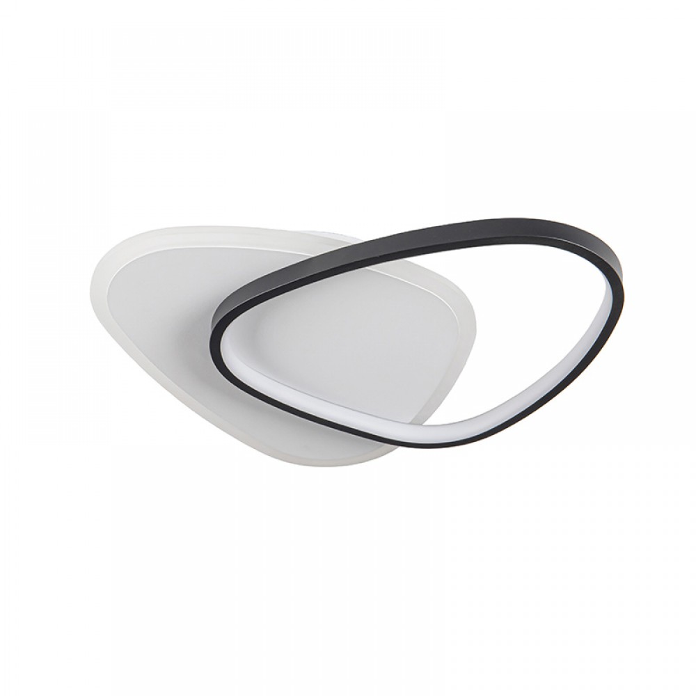 Schuller, Plafon-Aplique Romo Blanco-Negro 522867