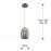 Lampara Led Nebula Cromo Doble Tulipa 5W 584102