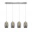 Lampara Led Nebula Cromo 4Doble Tulipa 5W 584214