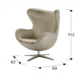 Schuller, Sillon Egg Antelina Beige 594745
