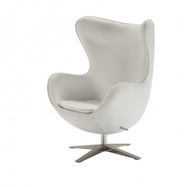 Sillon Egg Blanco Polipiel 594782N