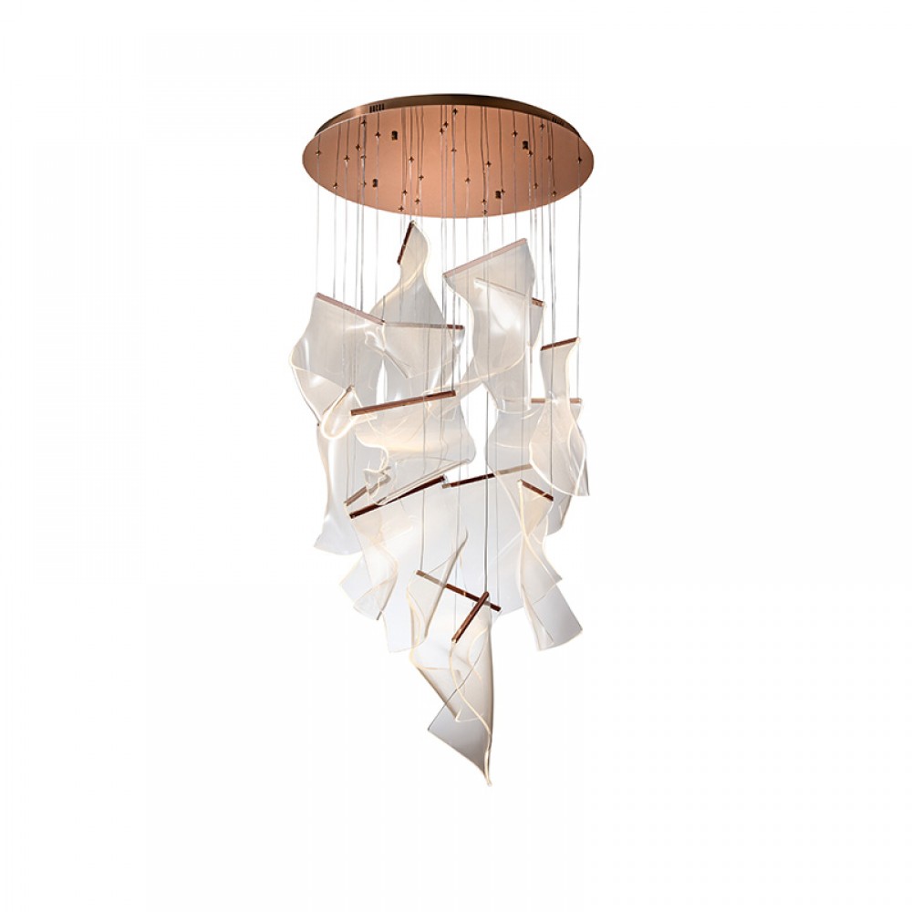 Schuller, Lampara Velos 14L Oro Rosa 608428