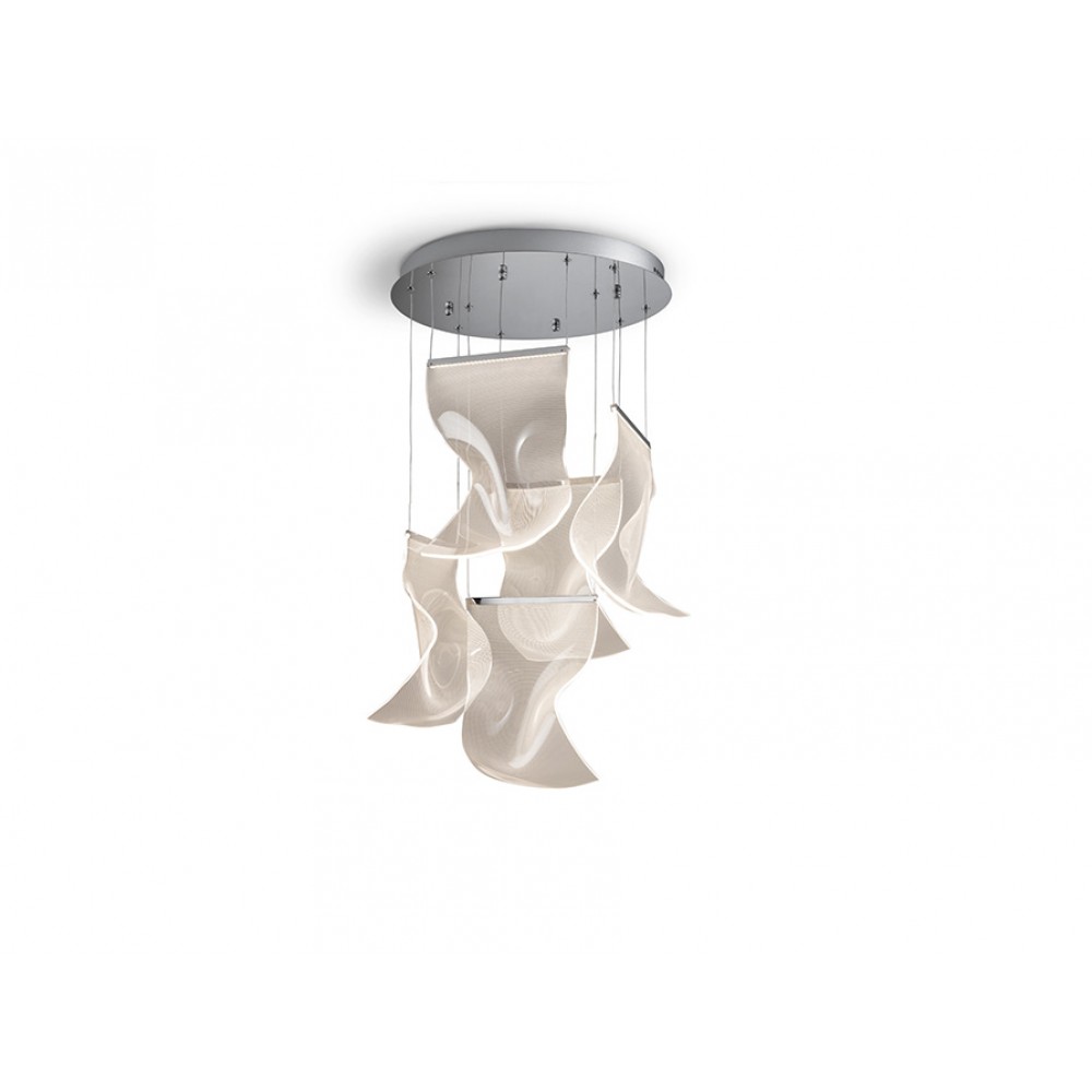 Schuller, Lampara Velos II 5 Luces Cromo 609531N