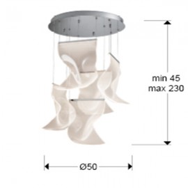Schuller, Lampara Velos II 5 Luces Cromo 609531N