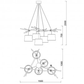 Mantra, Mantra Lampara SABINA 5L 6175