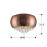Plafon Led Caelum Cobre 5 G9 6W 618271