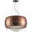 Lampara Led Caelum Cromo Tulipa Cristal Cobre 6 G9 6W 618859