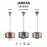 Mantra Lampara JARRAS CROMO 1L Grande 6191