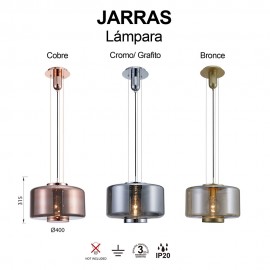 Mantra, Mantra Lampara JARRAS CROMO 1L Grande 6191