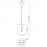 Mantra Lampara JARRAS BRONCE 1L Mediana 6195