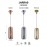 Mantra Lampara JARRAS CROMO 1L 6197