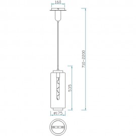 Mantra, Mantra Lampara JARRAS CROMO 1L 6197