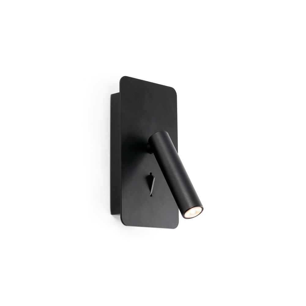Faro, Faro Suau Lector Negro Usb Led 3W 62116