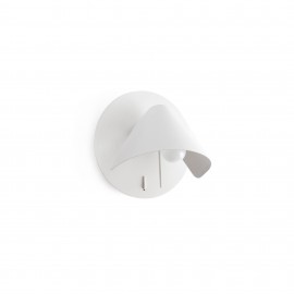 Faro Noon Aplique Blanco E27 62355