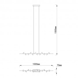 Mantra, Mantra Lampara Linea ADN 36W - 3000K 6262